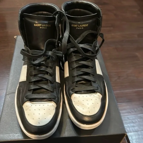 Saint Laurent High Top Sneakers - Picture 1 of 3